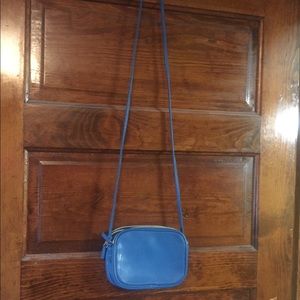 Blue crossbody bag